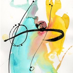 Original Abstract Zen Meditative Painting - Abstraction 2019-5